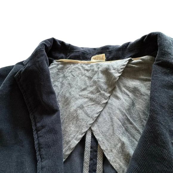 J. Crew || Deadstock NWT Almost Vintage Corduroy Blazer Navy Large - Picture 2 of 10